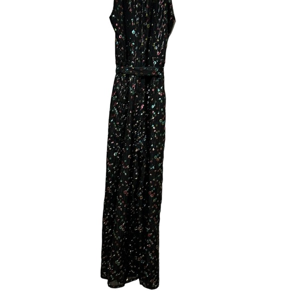 Eva Franco Edita Halter Jumpsuit Metallic Accents 10 - Picture 5 of 8